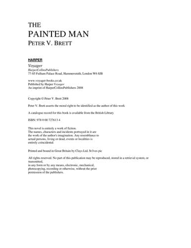 Cover image for The warded man