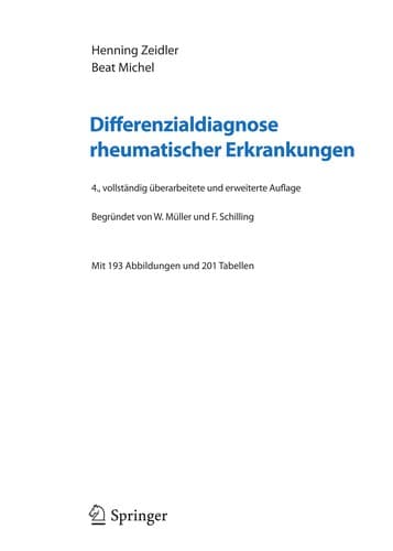 Cover image for Differenzialdiagnose rheumatischer Erkrankungen