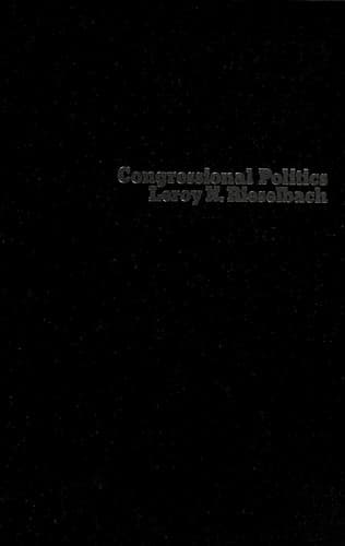 Cover image for Congressional politics
