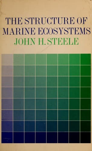 Cover image for The structure of marine ecosystems