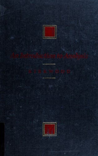Cover image for An introduction to analysis