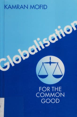 Cover image for Globalisation for the common good
