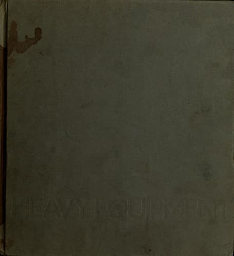 Cover image for Heavy equipment