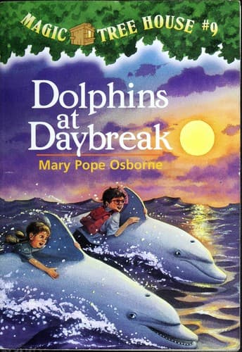 Cover image for Dolphins at Daybreak Magic Tree House #9