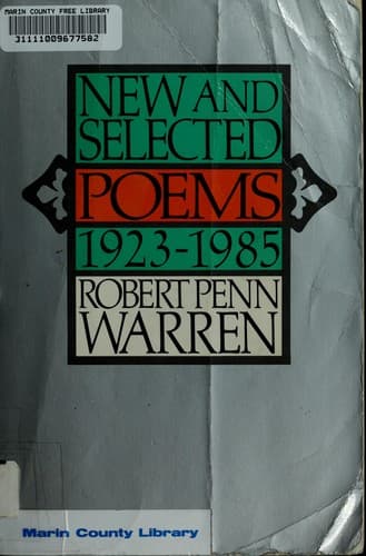 Cover image for New and selected poems, 1923-1985