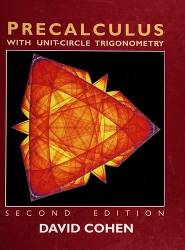 Cover image for Precalculus with unit-circle trigonometry