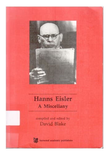 Cover image for Hanns Eisler