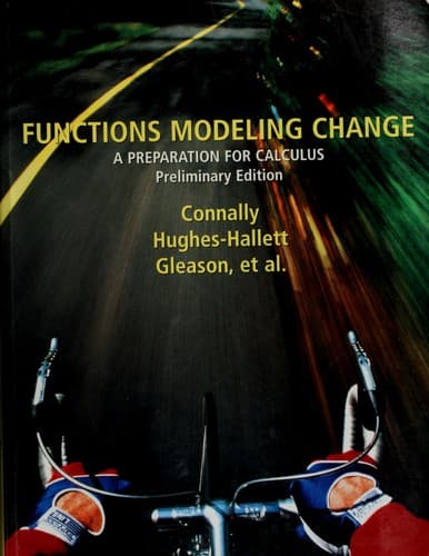 Cover image for Functions modeling change