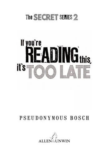 Cover image for If you're reading this, it's too late