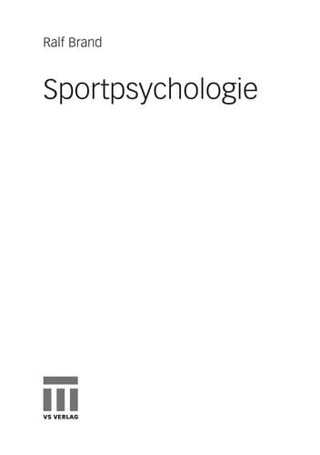 Cover image for Sportpsychologie
