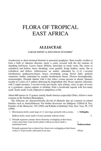 Cover image for Alliaceae