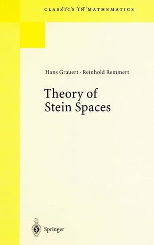 Cover image for Theory of Stein spaces