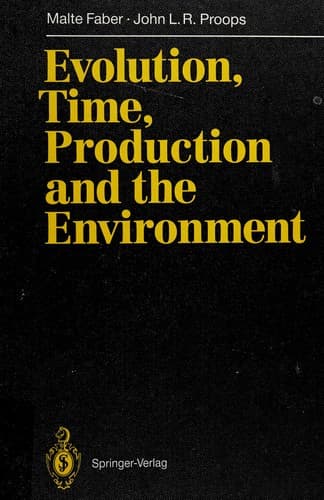 Cover image for Evolution, time, production, and the environment