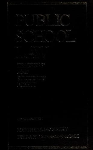 Cover image for Public school law