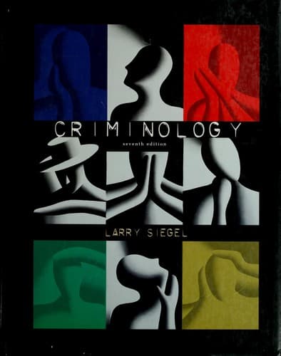 Cover image for Criminology