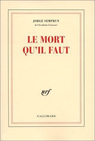 Cover image for Le Mort qu'il faut