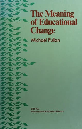 Cover image for The meaning of educational change