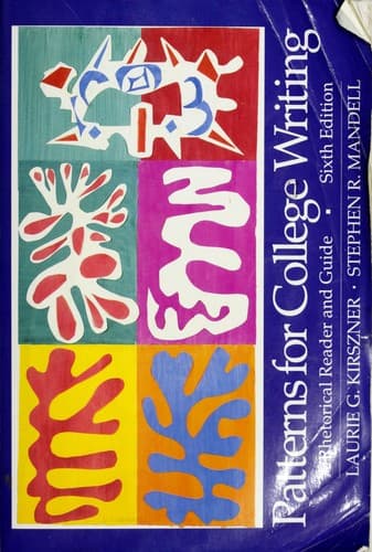Cover image for Patterns for College Writing