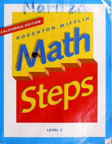 Cover image for Mathsteps, California Edition