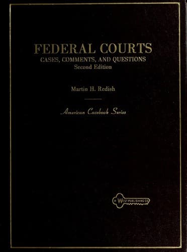Cover image for Federal courts