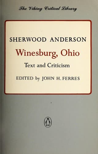 Cover image for Winesburg, Ohio