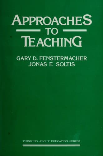 Cover image for Approaches to teaching