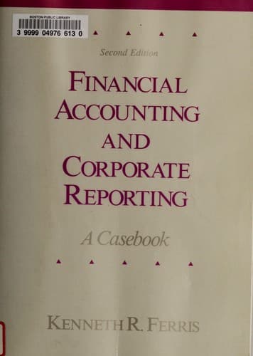 Cover image for Financial accounting and corporate reporting