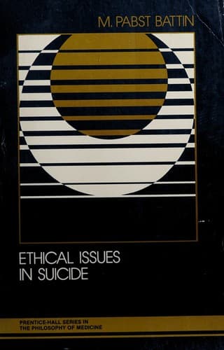Cover image for Ethical issues in suicide