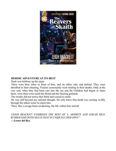 Cover image for The Reavers of Skaith