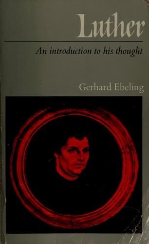 Cover image for Luther: an introduction to his thought