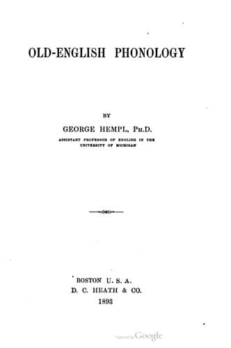 Old-English phonology