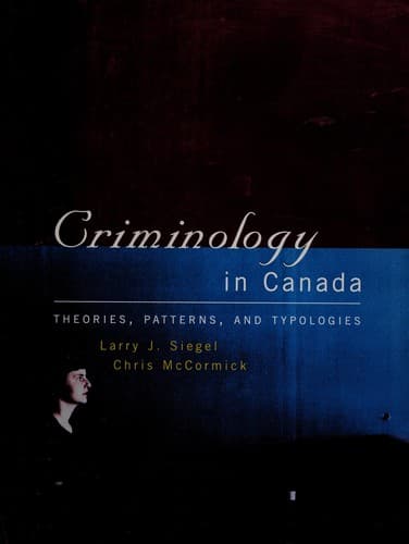 Cover image for Criminology in Canada