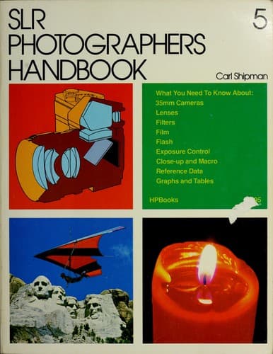 Cover image for SLR photographers handbook