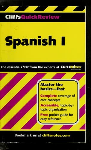 Cover image for Cliffs Quick Review: Spanish I