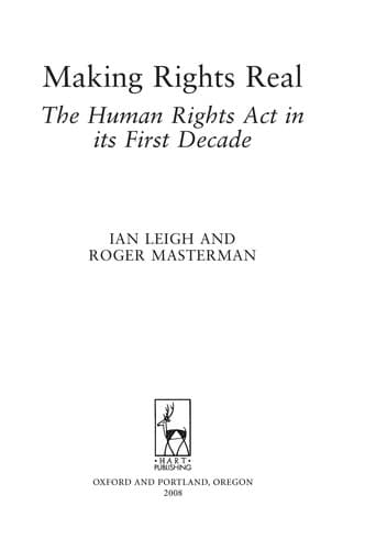 Cover image for Making rights real