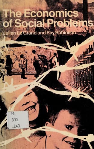 Cover image for The economics of social problems