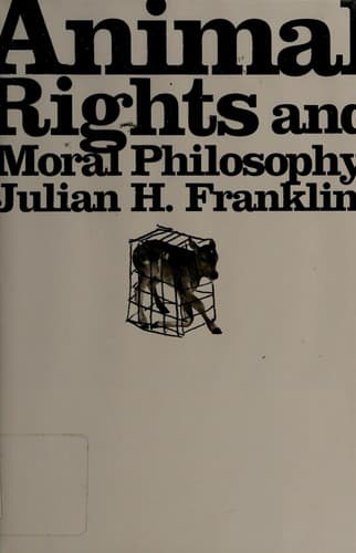 Cover image for Animal rights and moral philosophy