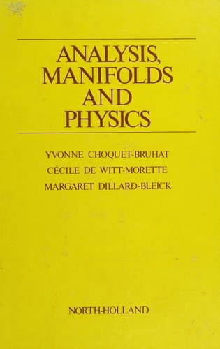 Cover image for Analysis, manifolds, and physics