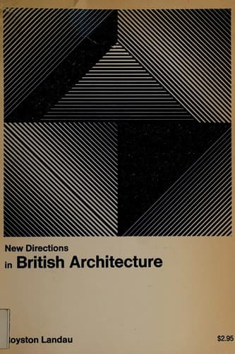 Cover image for New directions in British architecture.