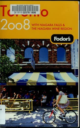 Cover image for Fodor's 2008 Toronto.