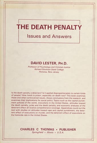 Cover image for The death penalty
