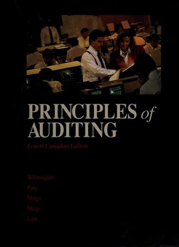 Cover image for Principles of auditing