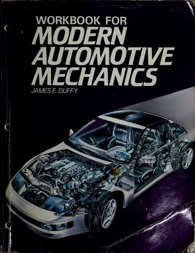 Cover image for Workbook for Modern Automotive Mechanics