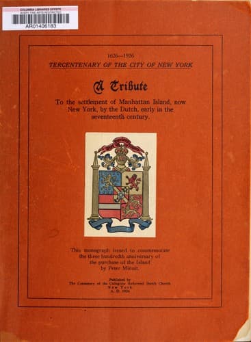 Tercentenary of the city of New York