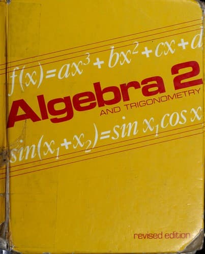 Cover image for Algebra 2 and Trigonometry
