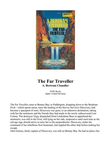 Cover image for The far traveller