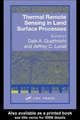 Cover image for Thermal remote sensing in land surface processes
