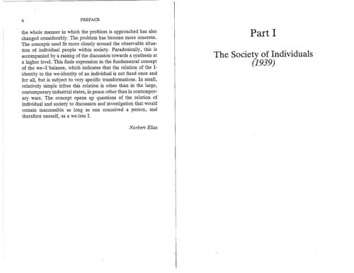 Cover image for The society of individuals