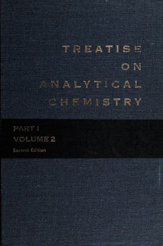 Cover image for Treatise on analytical chemistry