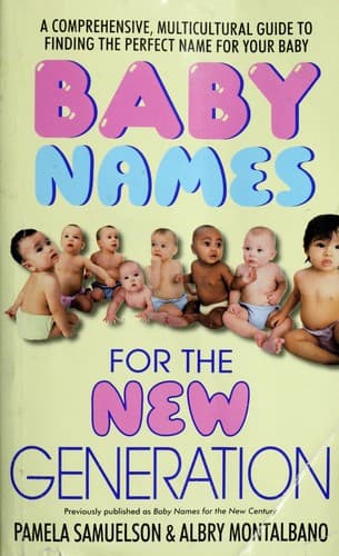 Cover image for Baby names for the new generation